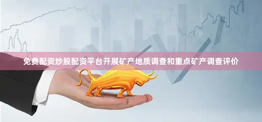 免费配资炒股配资平台开展矿产地质调查和重点矿产调查评价