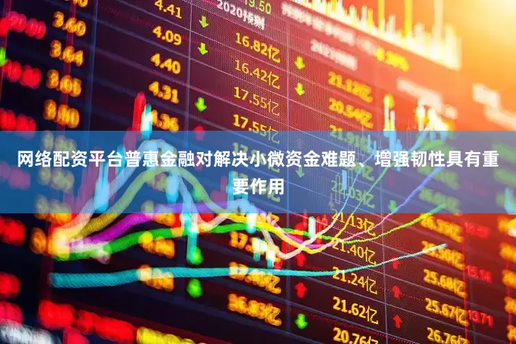 网络配资平台普惠金融对解决小微资金难题、增强韧性具有重要作用